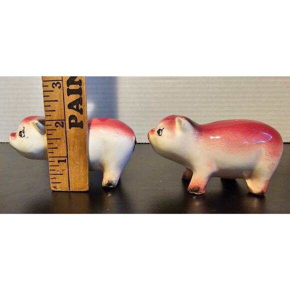 Vintage Ceramic Pig Salt and Pepper Shakers READ - Picture 14 of 15